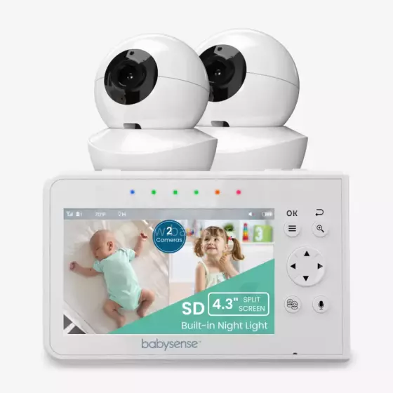 Babysense  Video Baby Monitor with 2 Cameras Art.V43 Digitaalne beebimonitor koos ekraaniga
