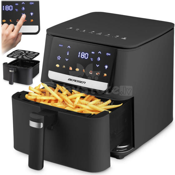 Õlivaba fritüür Air fryer Berdsen BD-662 must