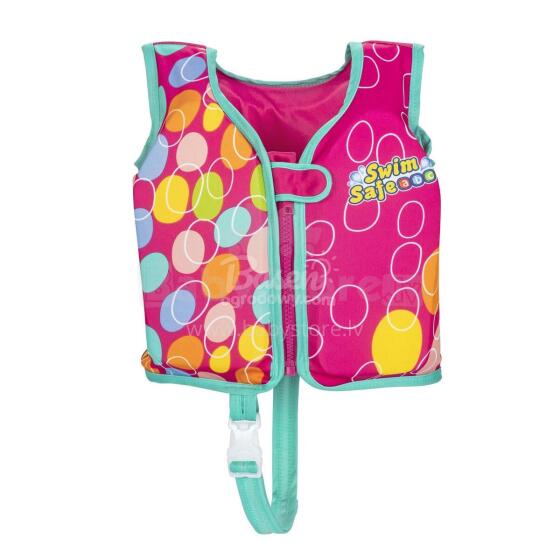 Roosa ujumistreeningu vest lastele S/M Bestway 32176
