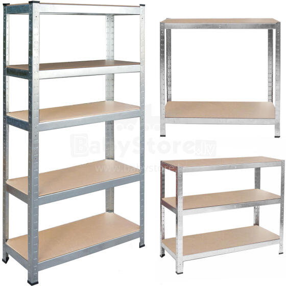 Металлический стеллаж 180 x 90 x 40 см Humberg HR-812