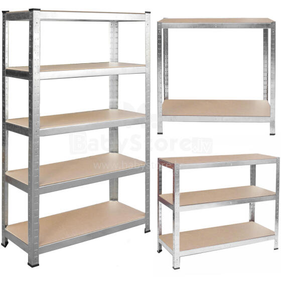 Металлический стеллаж 150 x 75 x 30 см Humberg 4840
