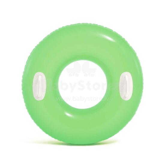 Ujumisring käepidemetega 76 cm roheline INTEX 59258