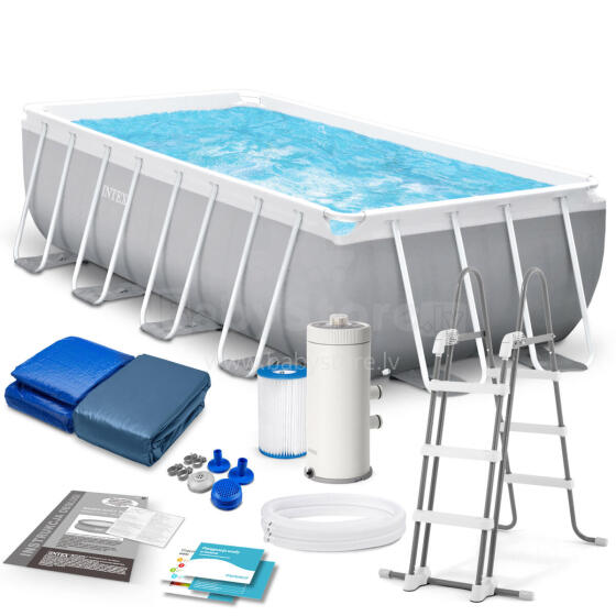 Prism Frame Garden Pool 488 x 244 x 107 cm 6in1 INTEX 26792