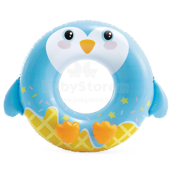 Pingviini Ujumisring 81 cm INTEX 59266