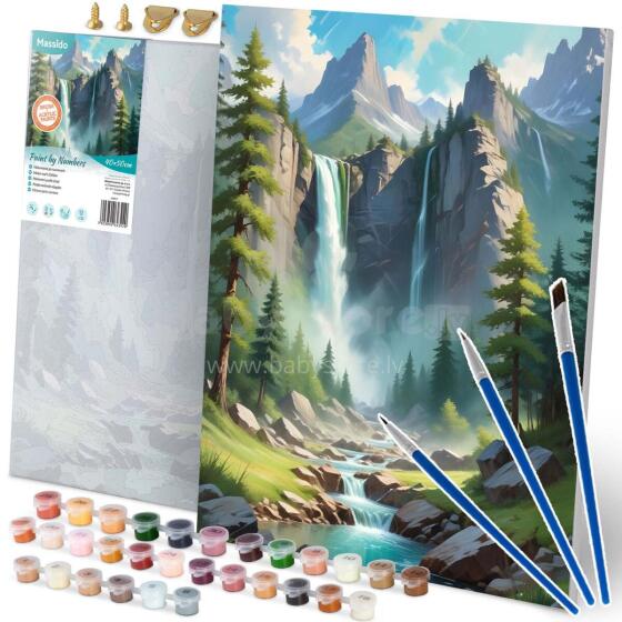 Numbrite maal 40x50 cm Massido mägimaastik