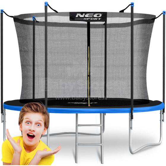 6ft/183cm Garden Trampoline with Safety Net and Ladder Neo-Sport