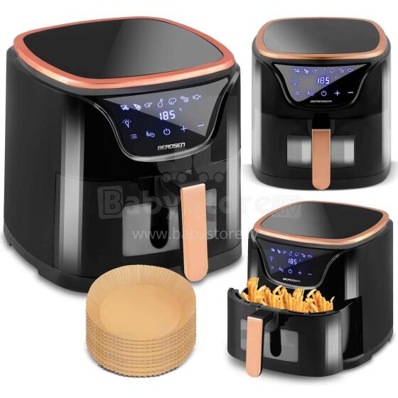 Õlivaba fritüür Air fryer BD-652 must-kuld