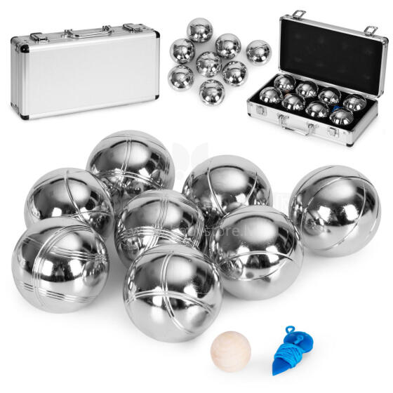 Boules mängu komplekt Petanque 8 palli + kott ja tarvikud