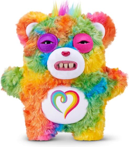 Fuggler Care Bears 23 cm plush mänguasi (Togetherness Bear) firmalt ZURU - naljakas kole koletislik kaisukaru inimhammastega, kogutav plush mängu
