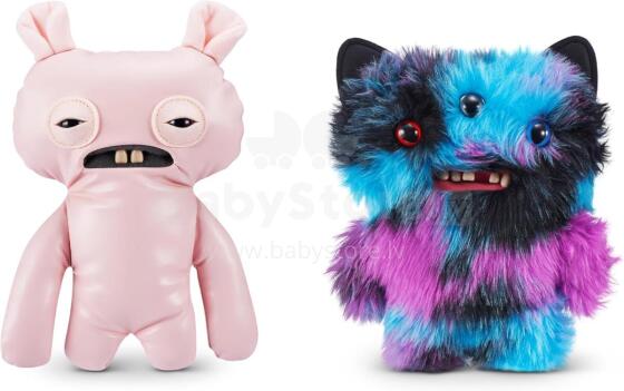 FUGGLER - Ugly Pets 9-tollise seeria 1-plüüs-2 tk pakis (Squidge - karvutu rott ja Reek-O - must kass)