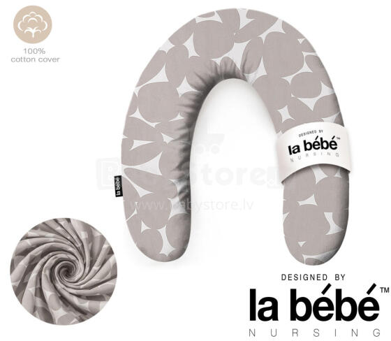 La Bebe™ Rich Maternity Pillow Art.80579836 Nordic Pebbles. hobuseraua rasedatele 30x104 cm