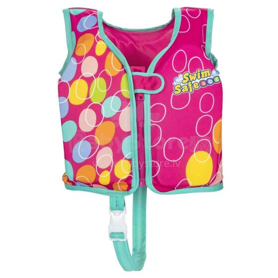 Roosa ujumistreeningu vest lastele M/L Bestway 32177