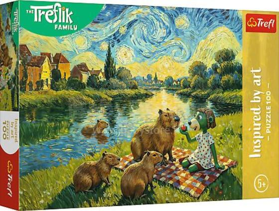 TREFL 16563 Pusle 100 Kapibaarade toitmine / Treflik perekond