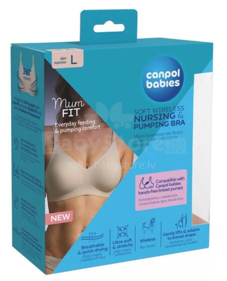 CANPOL 78/015 MumFit Nursing and Pumping Bra L