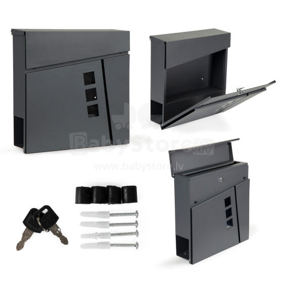 Ajalehepostkasti valmistatud tsingitud terasest