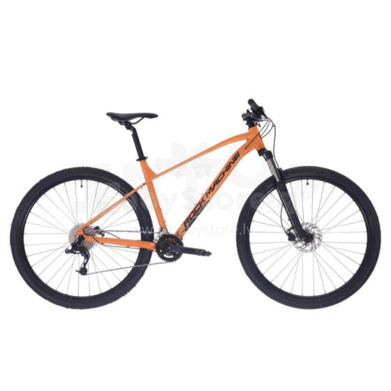 Kalnu velosipēds Rock Machine Manhattan 60 Matte Lava Orange (Rata izmērs: 29 Rāmja izmērs: L)
