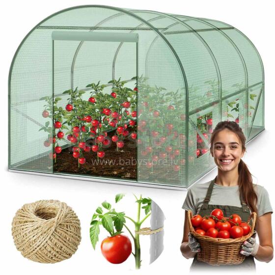Aedatunnel kasvuhoone 3 x 2 m (6m2) Plonos