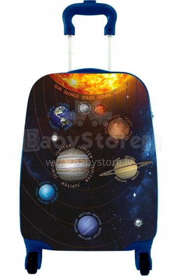Solar System Suitcase  Art.BC-KOS-001 Laste kohver ratastel
