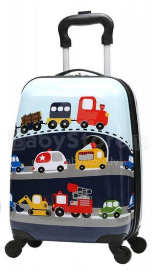 Vehicles Suitcase  Art.BC-16QC-B06  Детский чемодан на колёсиках