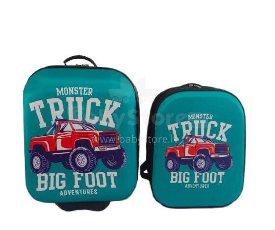 Truck Suitcase+Backpack  Art.BC-ZIE-003 Laste kohver ratastel