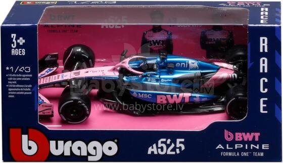 Bburago F1 BWT Alpine A525 2025#10 Gasly valatud mudelauto 1:43 art.277049