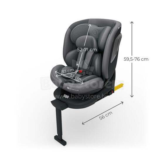 KINDERKRAFT Autoistme I-360 2 PLUS i-Size Hall