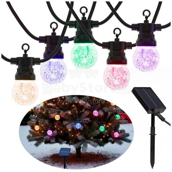 Välitingimustesse mõeldud LED pirnide vanik 15 LED multicolor CL1248 Springos