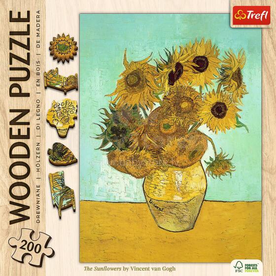 Pusle - 200 Puitpuzzle - Päevalilled Trefl 20249