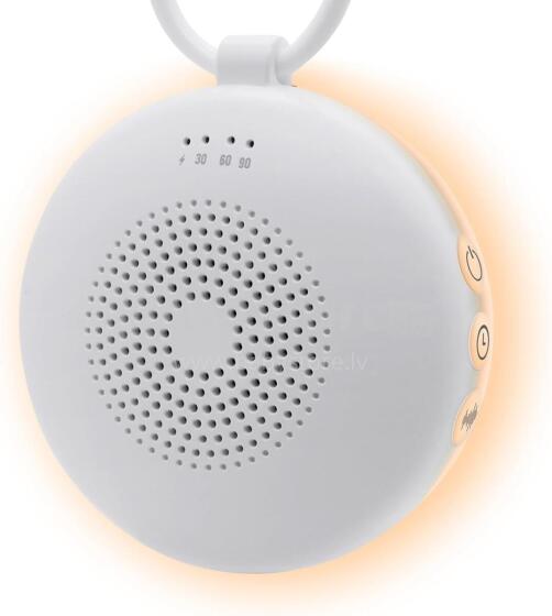 Baby Basic Noise Accessories Baby Sound Machine Art.279968 White Portable sound machine with cord and sound effects