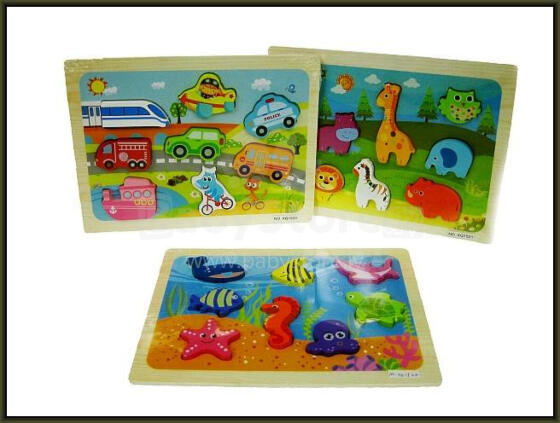 PUZZLE KUJUNDID 3 Tüüpi