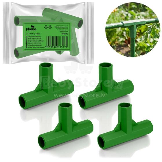 11mm tüüpi 3 konnektorid tomatitaimedele Plonos PL-941 roheline 4tk