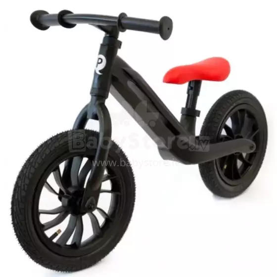 Aga Design Qplay Racer Art.281263 Black  Laste jooksuratas metallraami ja täispuhutavate ratastega