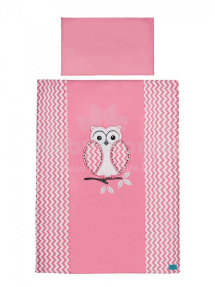 Kattekomplekt - 2 tk - 135x100, 40x60 - TARK ÖÖBIK - P01-107 - ROOSA