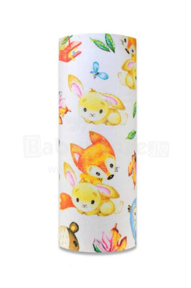 Diaper - 25196 - FLANNEL PRINT - EGA - JESIENNA BAJKA - size 70x80 cm