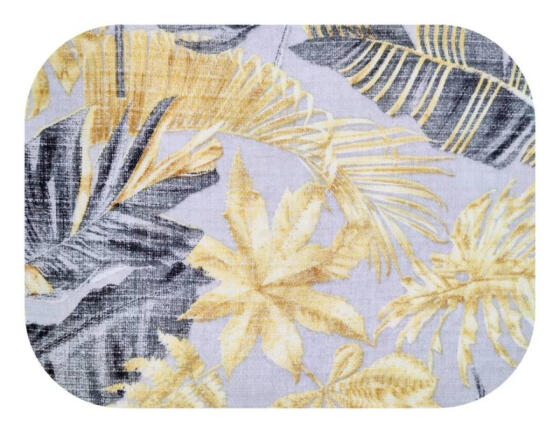 Mähkmed - 24762 - TETRA PRINT - EGA - MONSTERA - KULD/HALL - suurus 70x80 cm