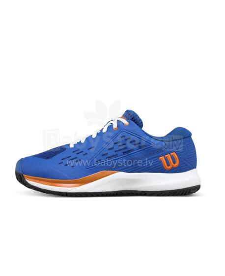 ТЕННИСНЫЕ ТУФЛИ WILSON JUNIOR RUSH PRO ACE JR Déjà Vu Blue/Orange Tiger/White
