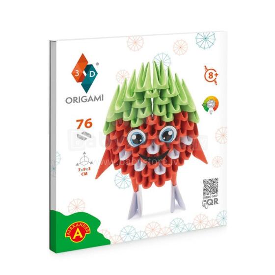 Alexander Origami 3D Art.283308 Origami 3D konstruktor - Maasikas
