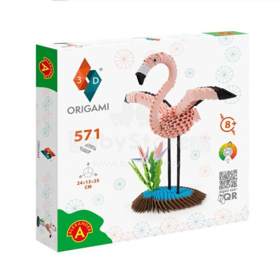 Alexander Origami 3D Art.283347 Origami 3D konstruktor - Flamingo