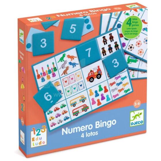Õppemäng - Eduludo - Numbrite bingo (4 mängu)