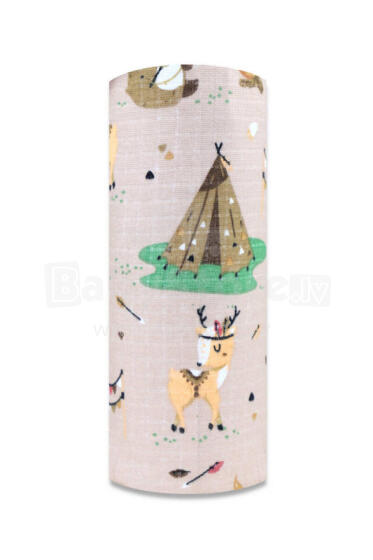 Mähkmed - 28647 - TETRA PRINT - EGA - INDIANI LAAGER - BEIGE - suurus 70x80 cm