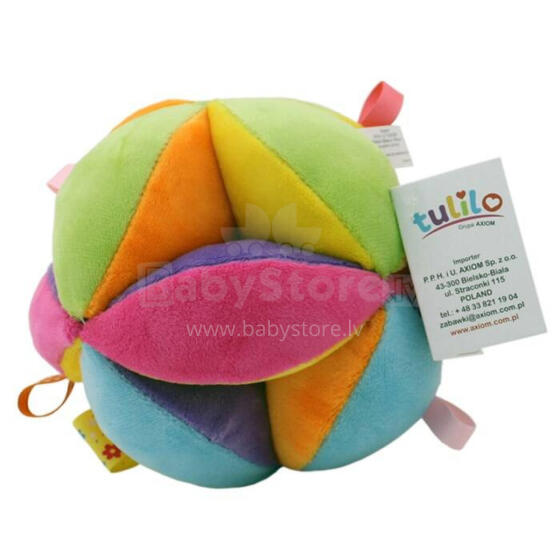 Pehme mänguasi - 91320 - PALL kellukesega - suurus 11 cm