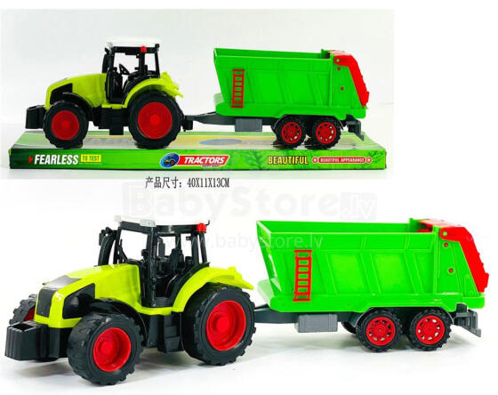 TRAKTOR Z PRZYCZEPĄ