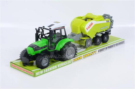 TRAKTOR - 17556 -  z MASZYNĄ - PRASA