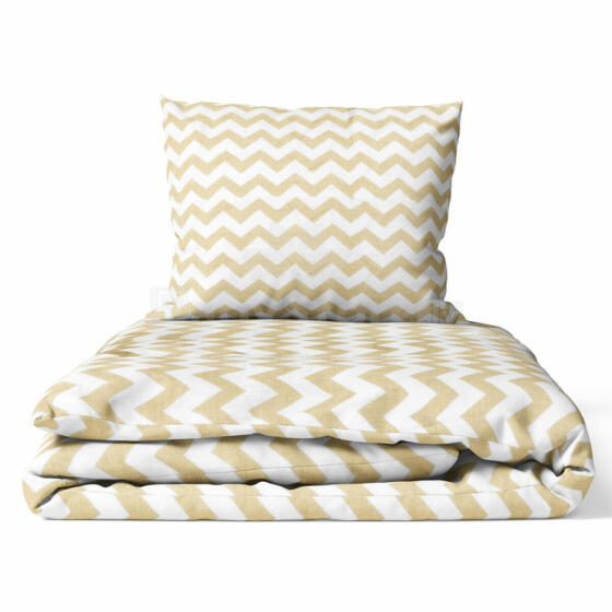 Kate komplekt - 2 tk - 120x90, 40x60 - ZIGZAG - BEIGE