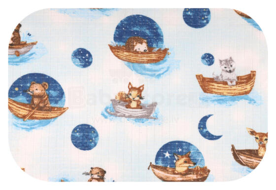 Mähkmed - 30022 - TETRA PRINT - EGA - LOOMAD PAADIS - SININE - suurus 70x80 cm