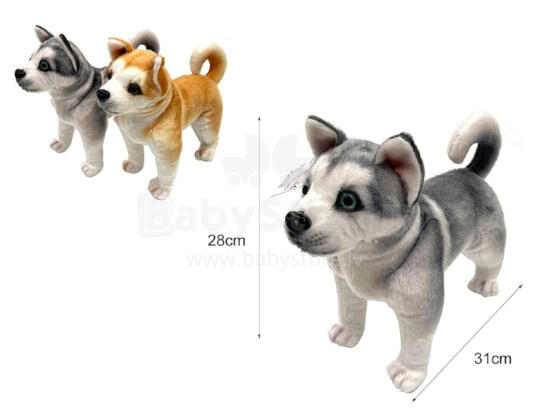 Pehme mänguasi - 80640 - HUSKY KOER - suurus 28 cm