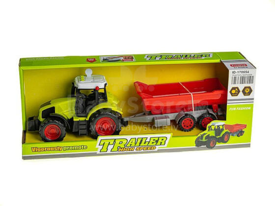 TRAKTOR Z NAPĘDEM Z WYWROTKĄ
