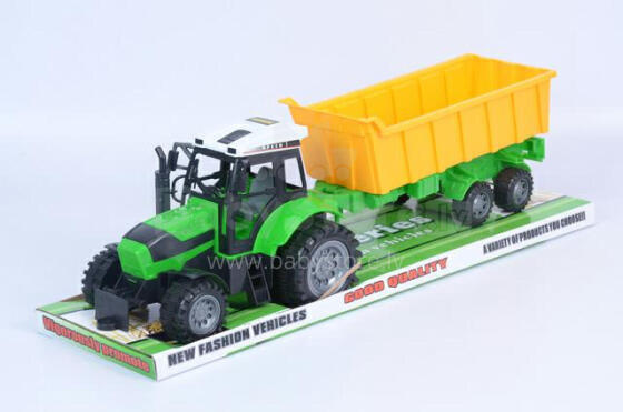 TRAKTOR Z PRZYCZEPĄ