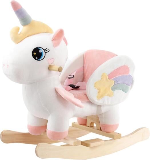 Rocking  Chair Unicorn Art.285414 Soft rocking chair with back support