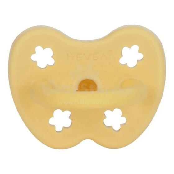 Hevea Natural Rubber Pacifier  Art.216121 Pale Butter  Natural Rubber Pacifier